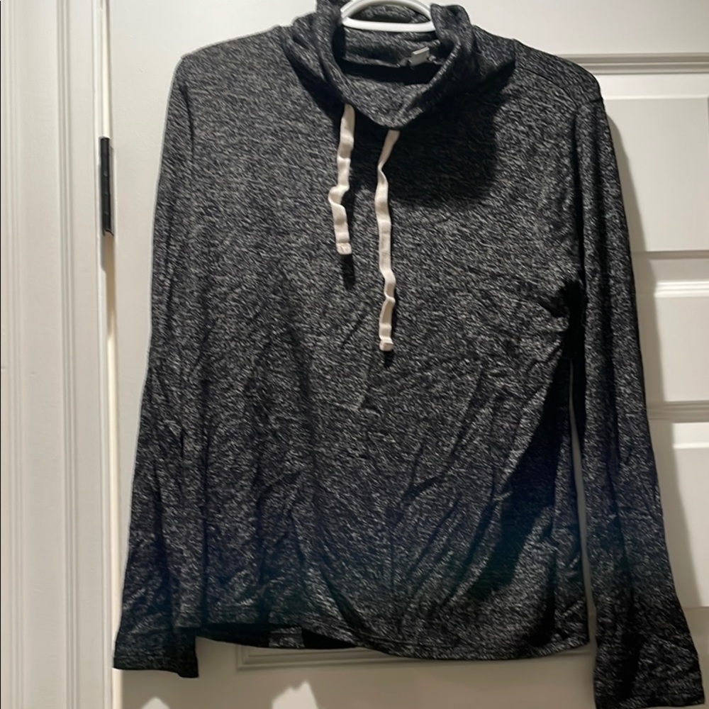 Cozy Black Cowl Neck Sweater